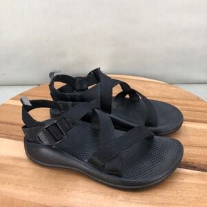 Chaco Z Cloud Sandals Black Adjustable Straps Sport Outdoor Walking Youth Size 3